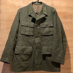Vintage 1940 Army Trench Jacket